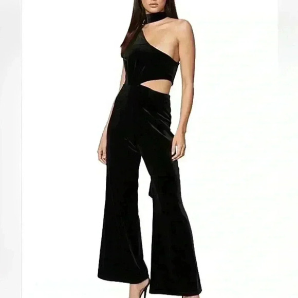 Lioness Velvet cutout jumpsuit NWT - Picture 2 of 5